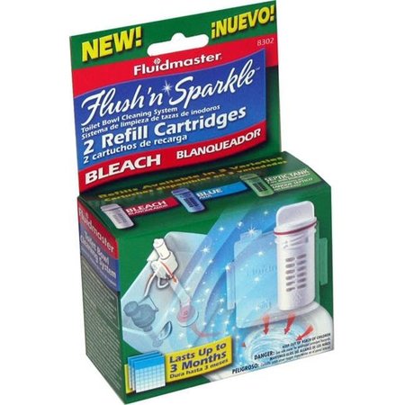 FLUIDMASTER Fluidmaster Flush N Sparkle Bleach Replacement Cartridge 8302P8 8302P8